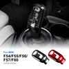 For BMW Mini Cooper F54 F55 F56 F57 F60 2020-2023 Countryman Real Carbon Fiber Car Gear Shift Knob Cover Sticker Interior Trim