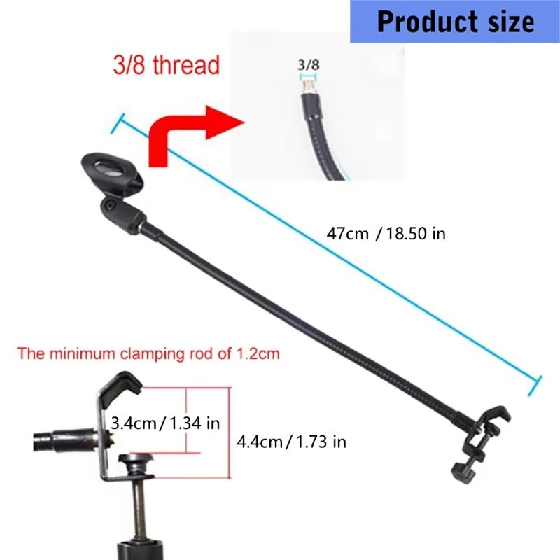 Toolless Adjustable Mics Stand Universal Compatibility For Podcasting Home Karaoke Professional Use