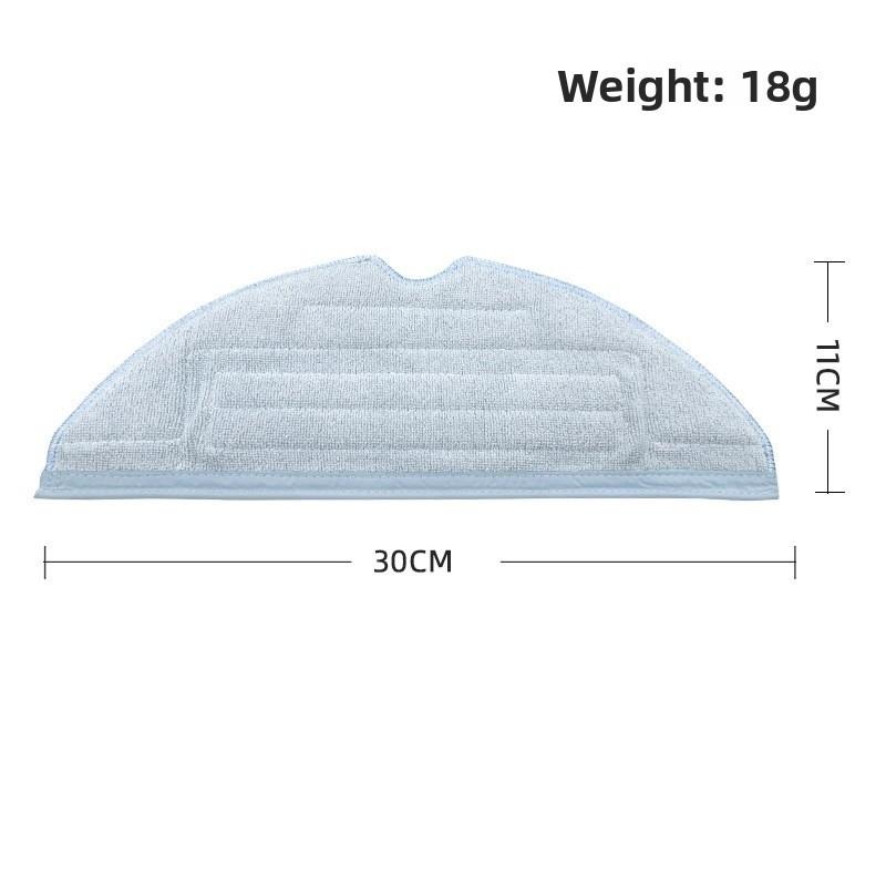 

For Roborock Vibration Floor Mat With Antifall Fibers For Home Cleaning And Surface Protection Light Blue