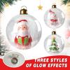 Giant Christmas Ball Santa Claus Outdoor Inflatables PVC Decorated Ball Xmas Blow Up Ball for Garden Christmas Holiday Decor