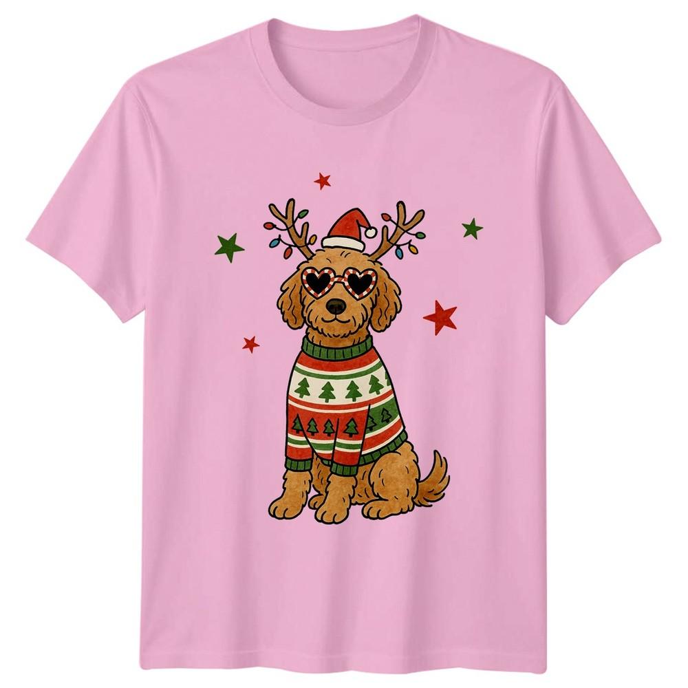 Christmas Dog Holiday Festive Unisexs TShirt Unisexs Graphic Tee Unisex Tee