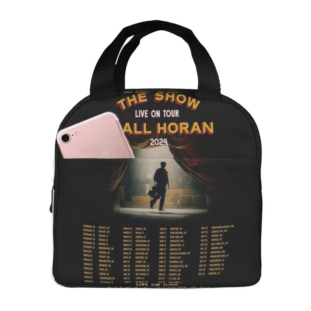 The Show Niall Horan Insulated Lunch Bag for Women Children Leakproof Food Boxes Thermal Lunch Box Tote