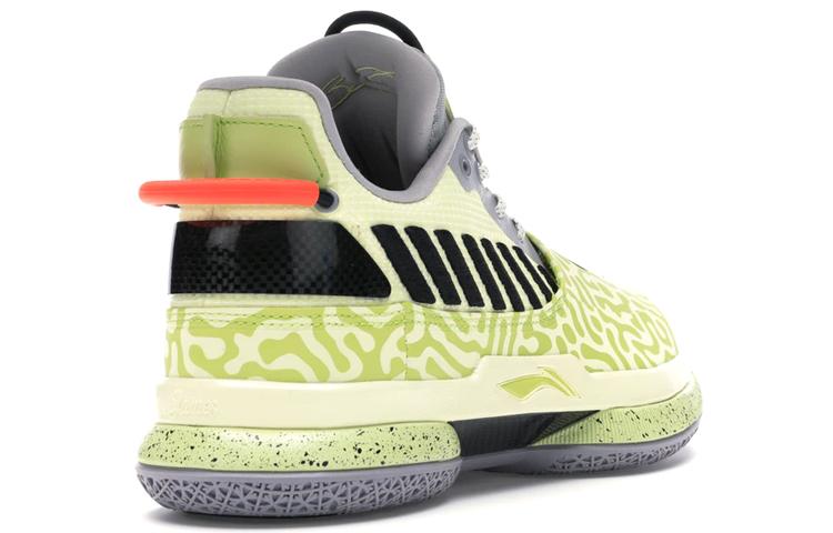 Li Ning WOW 7 Way Of Wade 7 Cushioning Lightweight Low Top Basketball Shoes Men's Green White ABAN079-13