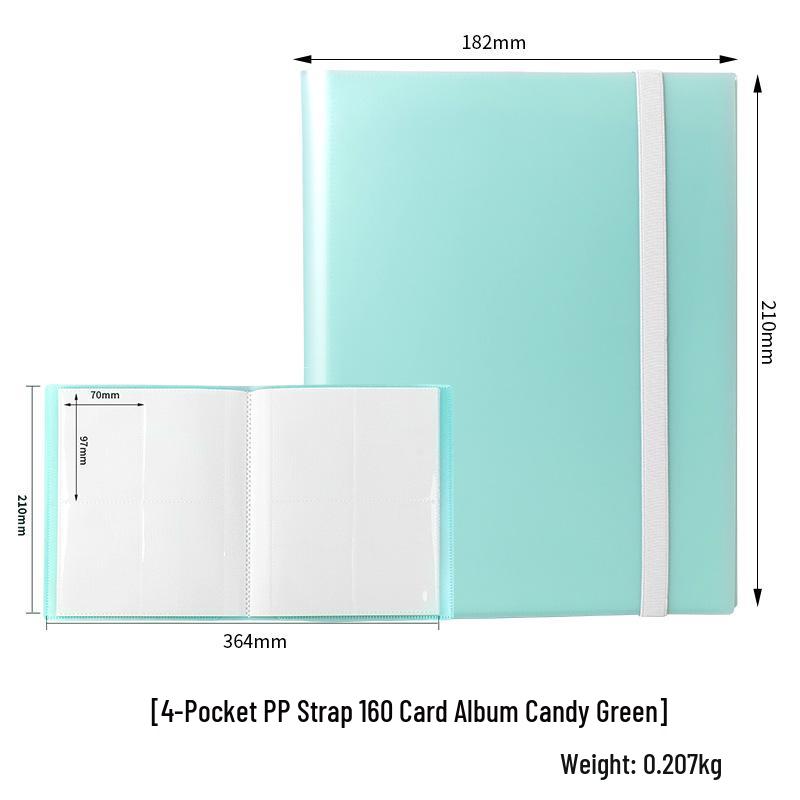 9-Grid Large Capacity 360 Card Slots Album for Game and Ultraman Cards