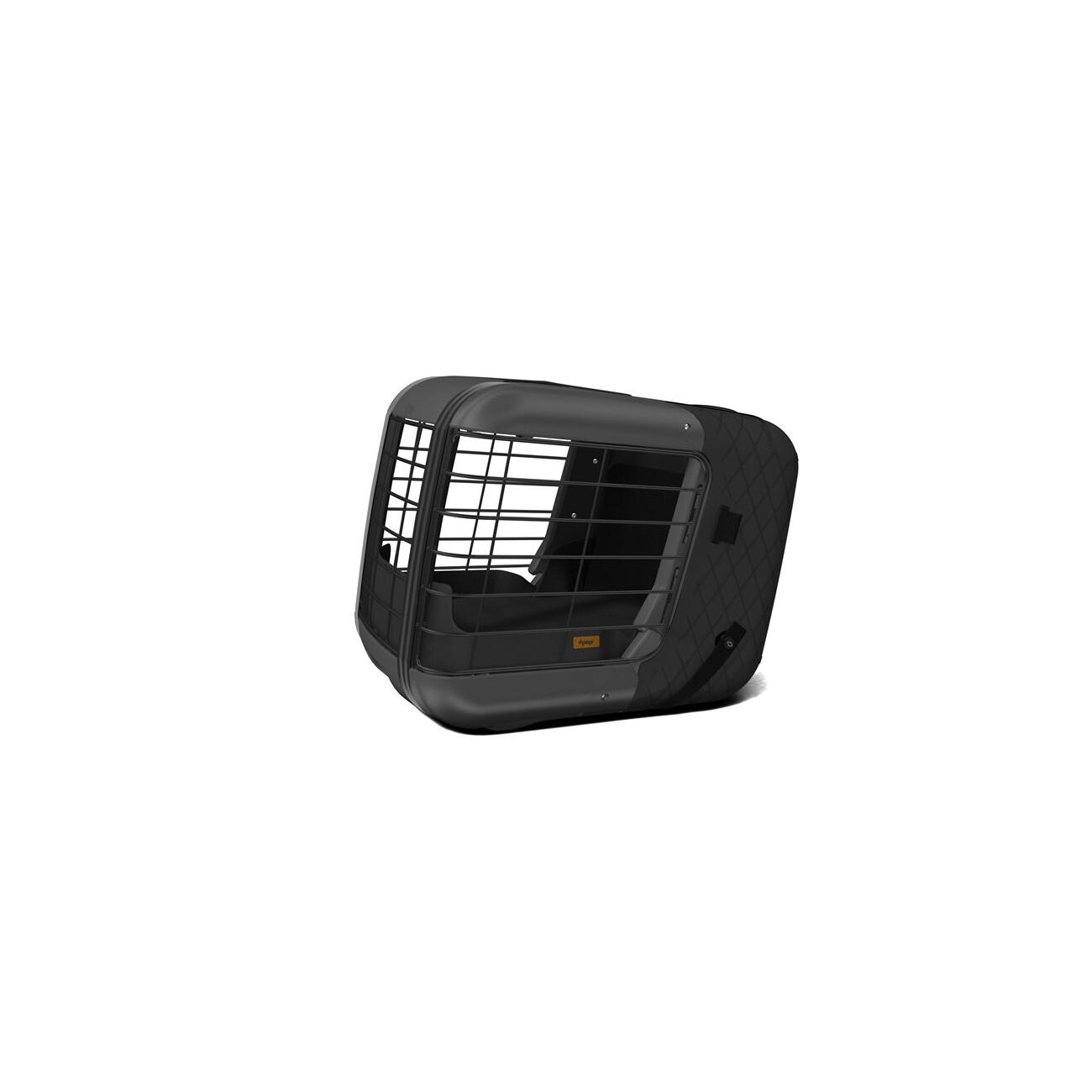 4pets Caree Dog Transport Crate, Black