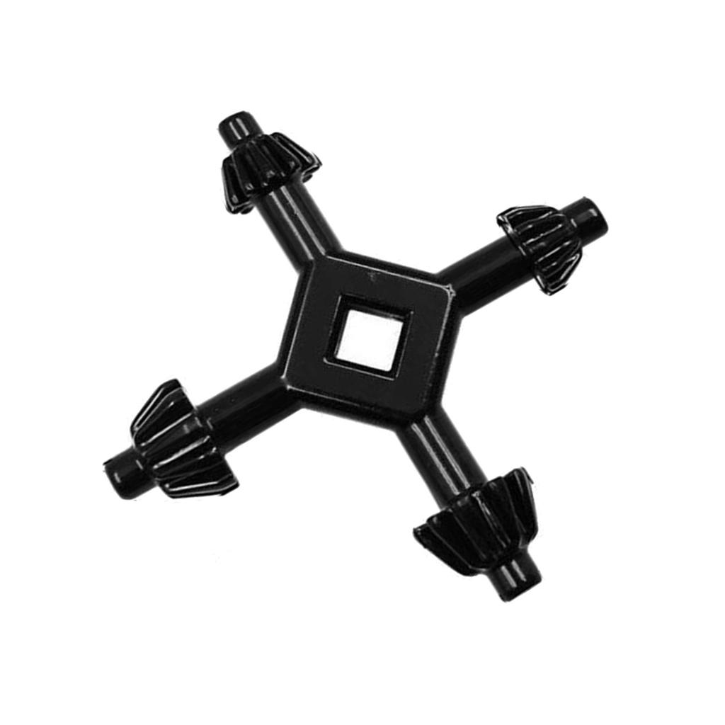 Versatile 4 In 1 Drill Chuck Wrench Carbon Steel Hand Tool Universal Drill Chuck Tool Versatile Chuck Spanner for Home