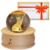 Latest Authentic Music Christmas Snow Crystal Moon 1200mAh LED Ambient Projection Automatic Stylish and Relaxing Wedding Anniversary Day Cute and