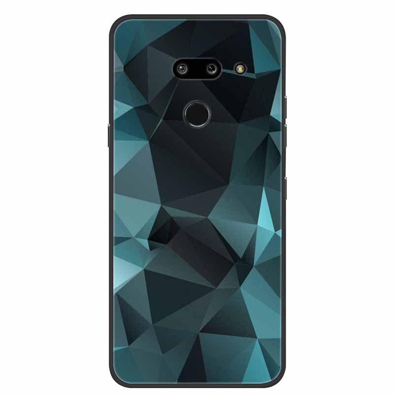 

For LG G8 G8S ThinQ Black Cases Soft Silicone TPU Phone Cases For G 8 S 8S ThinQ Luxury Back Cover Funda Cartoon Shell Para Capa LG G8S ThinQ