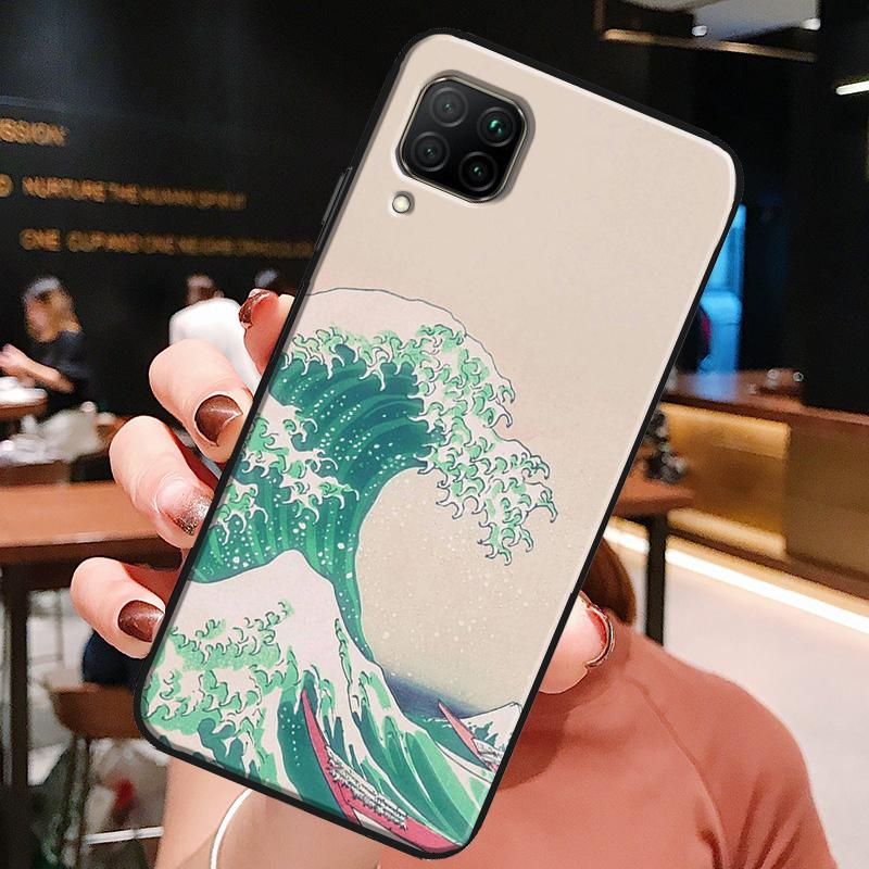 The Great Wave Off Kanagawa For Huawei Honor X8a X7a X9a X8 50 70 90 Lite Magic5 Pro P20 P30 P40 P50 P60 Nova 9 5T Case