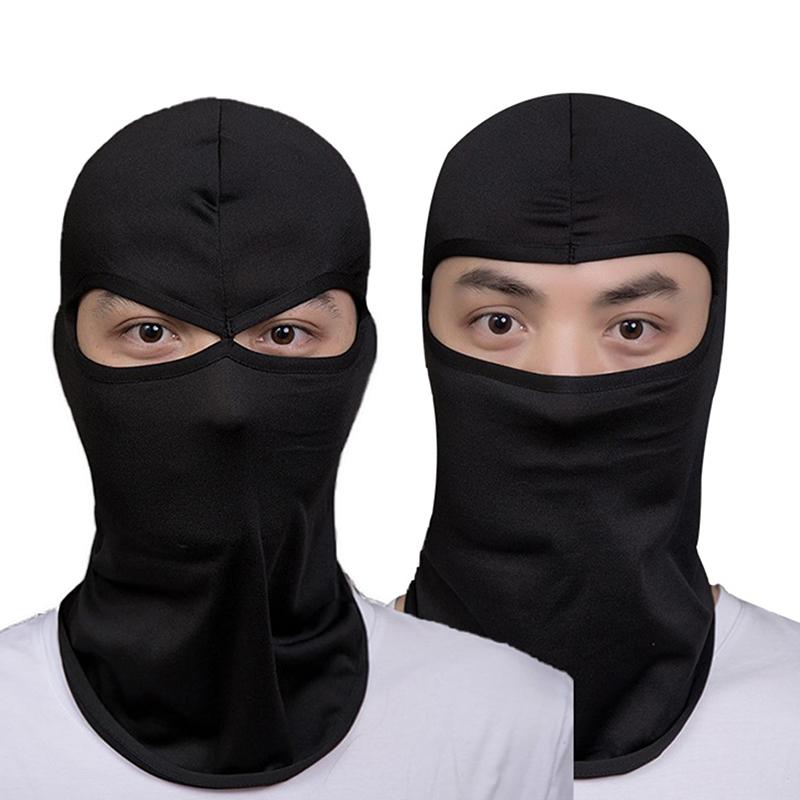 1PC Summer Outdoor Full Sunscreen Face Cover Balaclava Hat Black Women's Windproof Mask Cycling Sun Protection Scarf