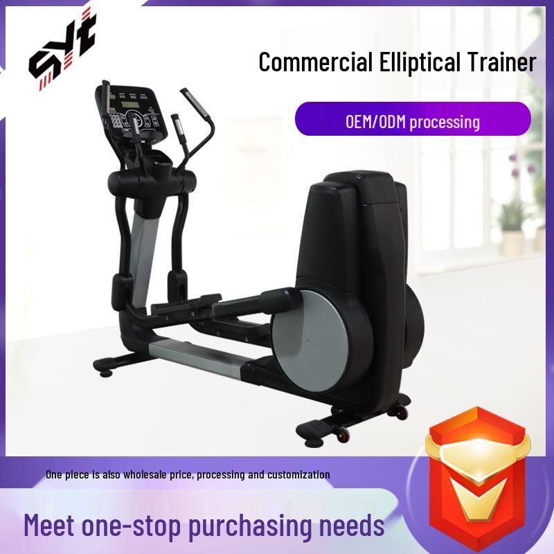 Commercial Magnetic Elliptical Machine, 32 Resistance Levels, Full-Body Aerobic Trainer, Space-Saving Stepper