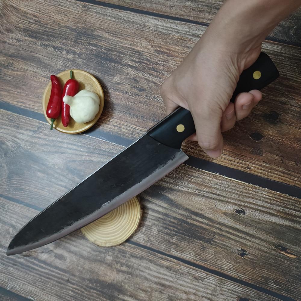 Handgefertigtes geschmiedetes Kochmesser, Fleischerbeil, chinesische Messer, Schlachtmesser