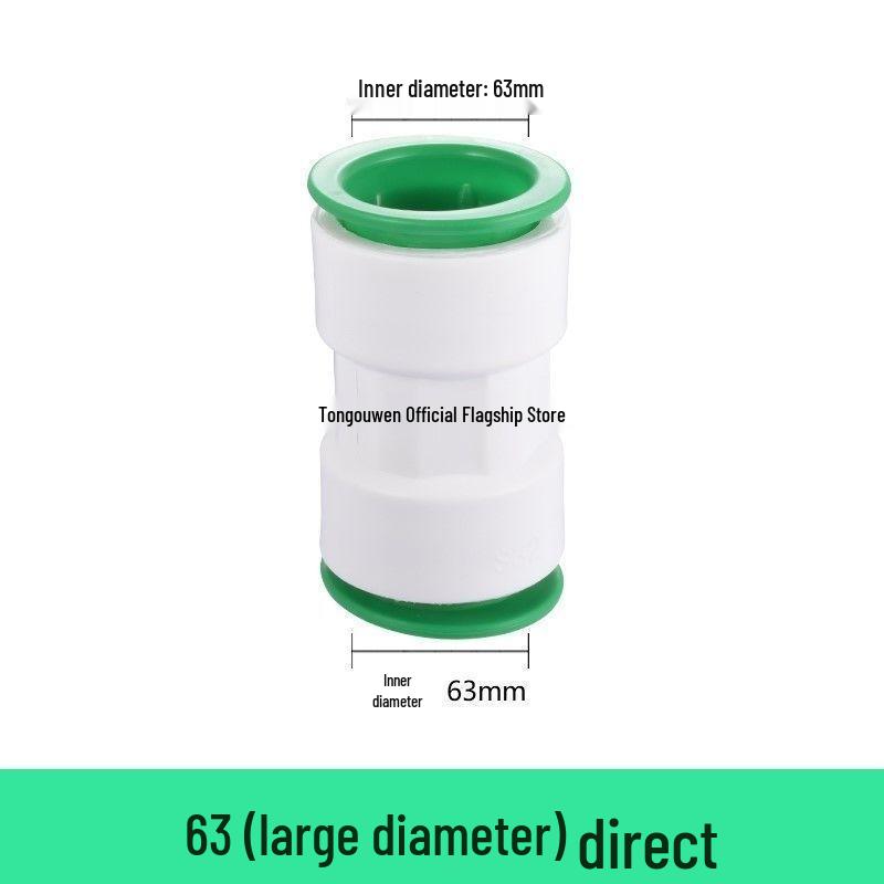 Quick Connect PPR Ball Valve PVC Elbow Tee, No Hot Melt, 4 Points/40 PE Water Pipe Fittings.