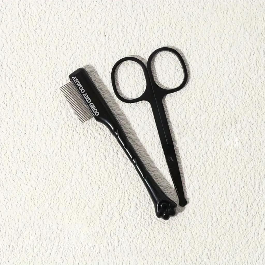 Tear Stain Remover for Dogs and Cats Pet Facial Cleaning Comb Grooming Tool to Remove Eye Boogers Tear Stains and Dirt Wooden