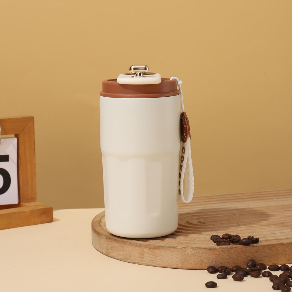 316 Stainless Steel Thermos Cup Intelligent Temperature Display Coffee Cup Rope Car Portable Cup