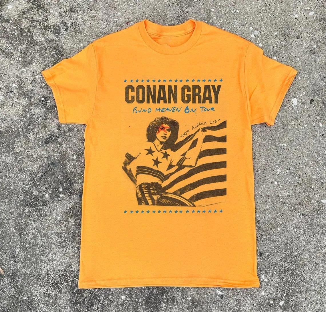 VTG Conan Gray Found Heaven On Tour 2024 North America Shirt S-5XL 4XL