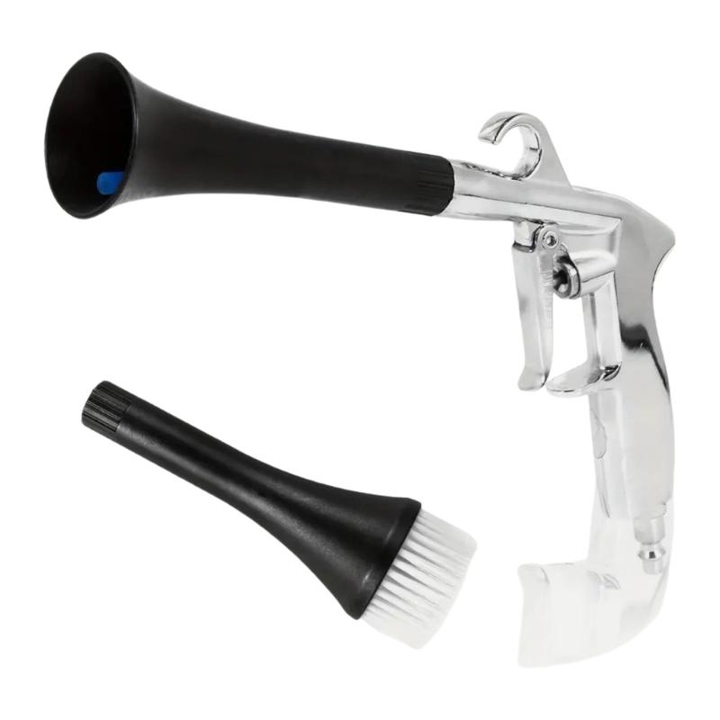 

High Pressure Air Duster Guns Car Detailing Tool With Brush Nozzle For Vehicle Motorcycles Automotive And Home Cleaning 1