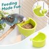 Feeder Small Bird Food Bowl, In- Hanging Dish For, Hanging Bird Trough Feeder