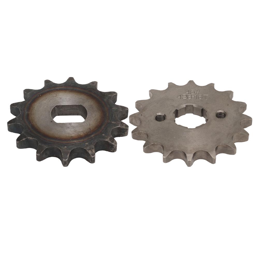 428 16T 20mm Sprocket Carbon Steel 14T 12X17mm H Hole Sprocket Carbon Steel  for Engine