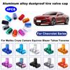 4PCS Aluminum Alloy Car Tire Valve Stem Cap Tire Wheel Rim Valve Cover Dustproof and Waterproof For Chevrolet Series