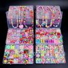 500pcs DIY Handmade Beaded Children's Toy Creative Loose Spacer Beads Crafts Making Bracelet Necklace Jewelry Kit Girl Toy Gift