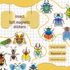 20 Colorful Cartoon Animal Refrigerator Magnets - Creative, Waterproof, Soft Magnetic Stickers for Decoration