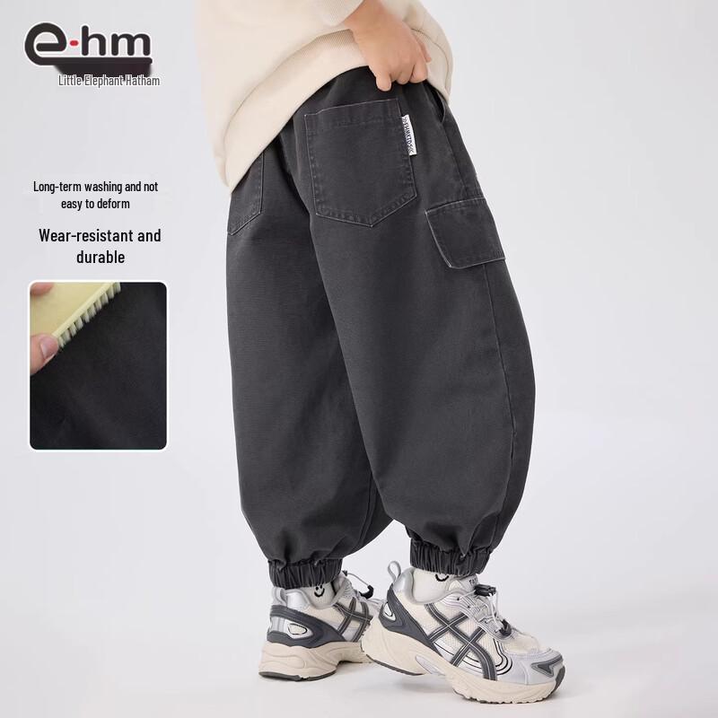 Little Elephant Ham Boys' Casual Outdoor Cargo Pants