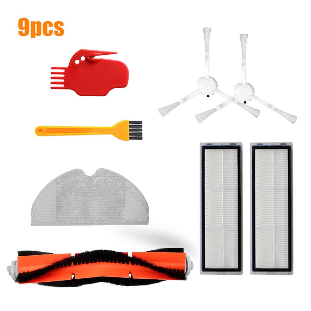 Bürstenfilter & Flachkamm-Kit Für Xiaomi/Dreame Saugroboter - Weiß, Für Mijia 1C, F9, 1T