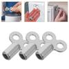 6/8pcs  Radiator Valve Key Faucet Keys Radiator Water Tap Plumbing Bleeder Key Air Vent Central Heating Tool Radiators Bleeding
