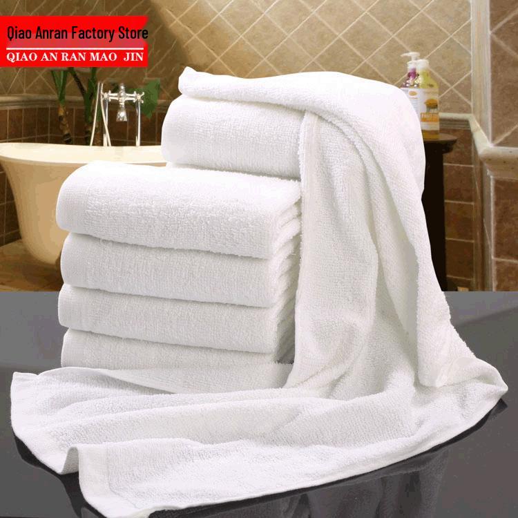 Pure Cotton Oversized White Bath Towel for Hotels, Salons & Spas