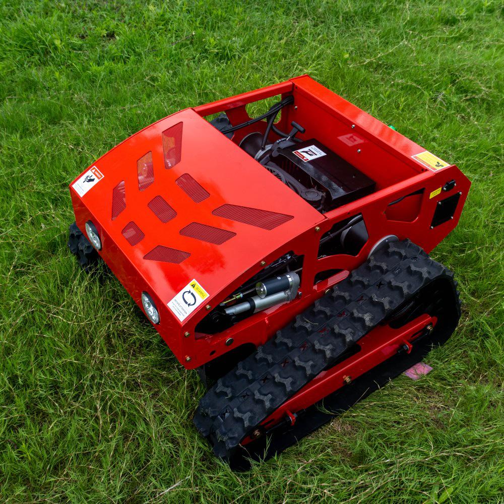 European Remote Control Lawnmower for Orchard Weeding and Slope Protection