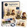 Easy Craft Kits for Beginners 12 Zodiac Signs DIY Beaded Garden Kit, 3D Astrology Flower Personalized Dorm Room Decor Handmade Bead Kit Beginners,