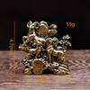 Sanyang Kaitai Home Office Desk Small Ornament Brass Craft Decoration Tea Pet Wholesale