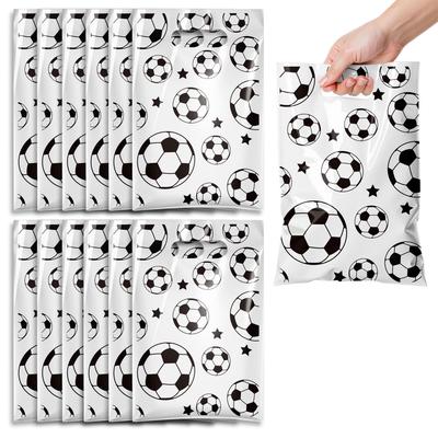 World Cup Football Tote Bag - Sports Event Gift Bag with Party-Ready Plastic Packaging