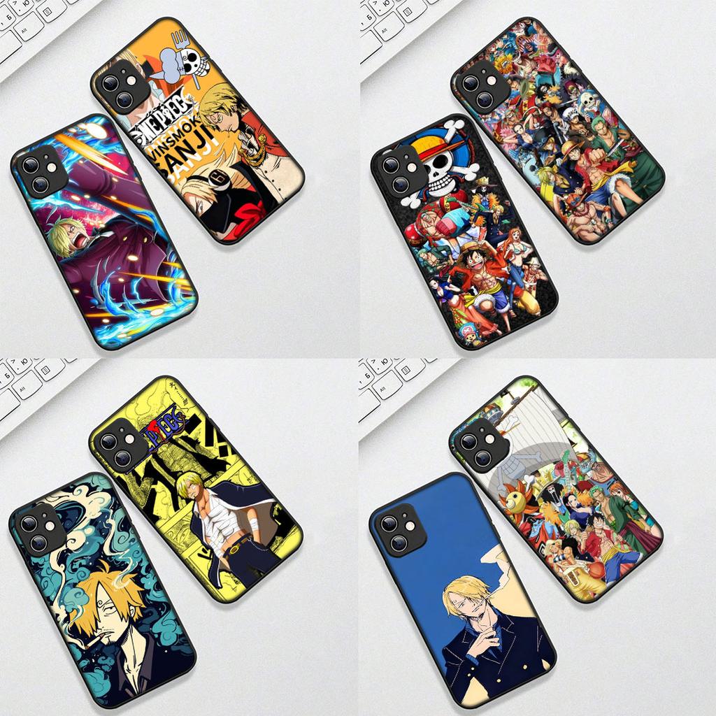 for Apple iPhone 16 14 15 Plus 11 Pro Max 16E ProMax + 16Plus 15+ 14+ Phone Cover Soft Case Sanji Roronoa Zoro One Pieces Luffy