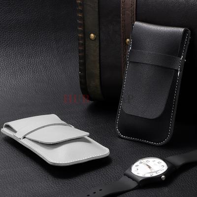 Portable Watch Bag Organizer Fashion Flip Cover Portable Watch Storage Bag Anti-Dust Gift Bags PU Cowhide Watch Case Accessories