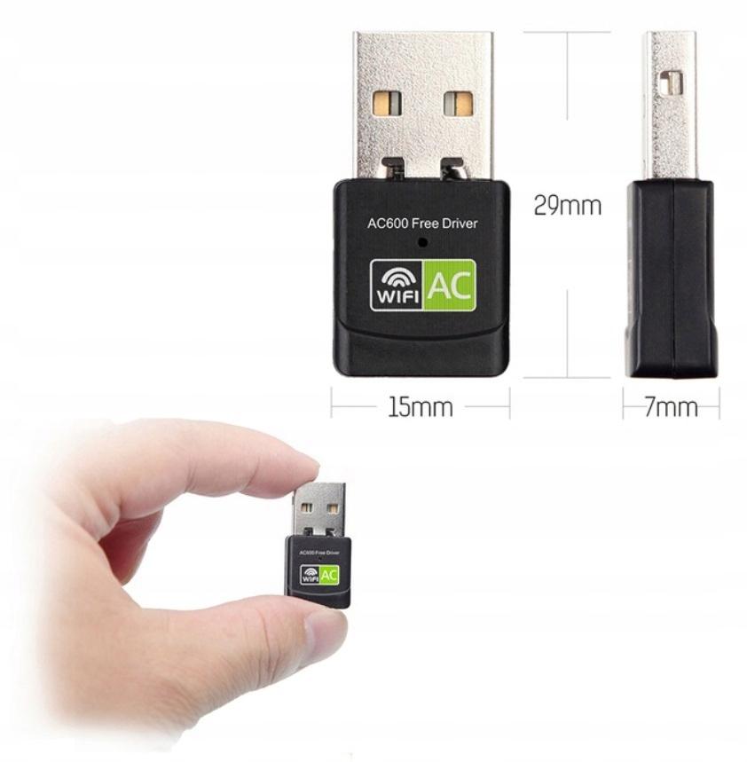 USB Network Card 600Mbps 5Ghz USB Adapter