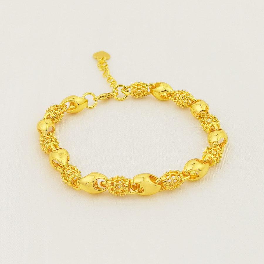 Женский полый браслет с золотым покрытием: Простой, Модный и Персонализированный Ювелирный Подарок