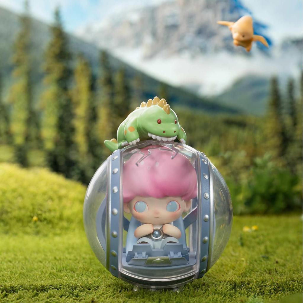 POP MART DIMOO Jurassic World Series Blind Box Figures, Random Design Action Figures, Holiday Birthday Gifts, Single Box
