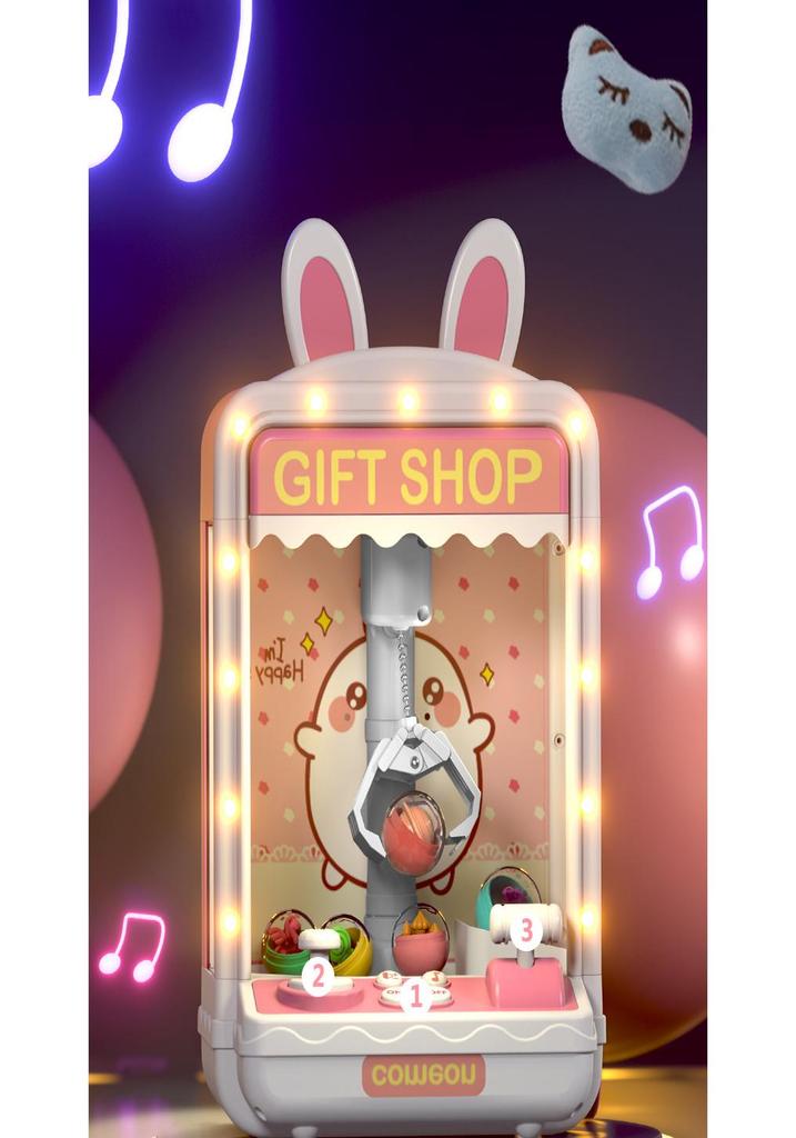 Large Claw Machine Toy for Kids - Grab Plush Toys - Mini Household Birthday Gift for Boys & Girls