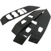 Car Window Glass Lift Button Cover Car Door Armrest Trim Cover Window Button Frame Glass Switch Door Armrest Lift Modification Fit for Jaguar E-PACE