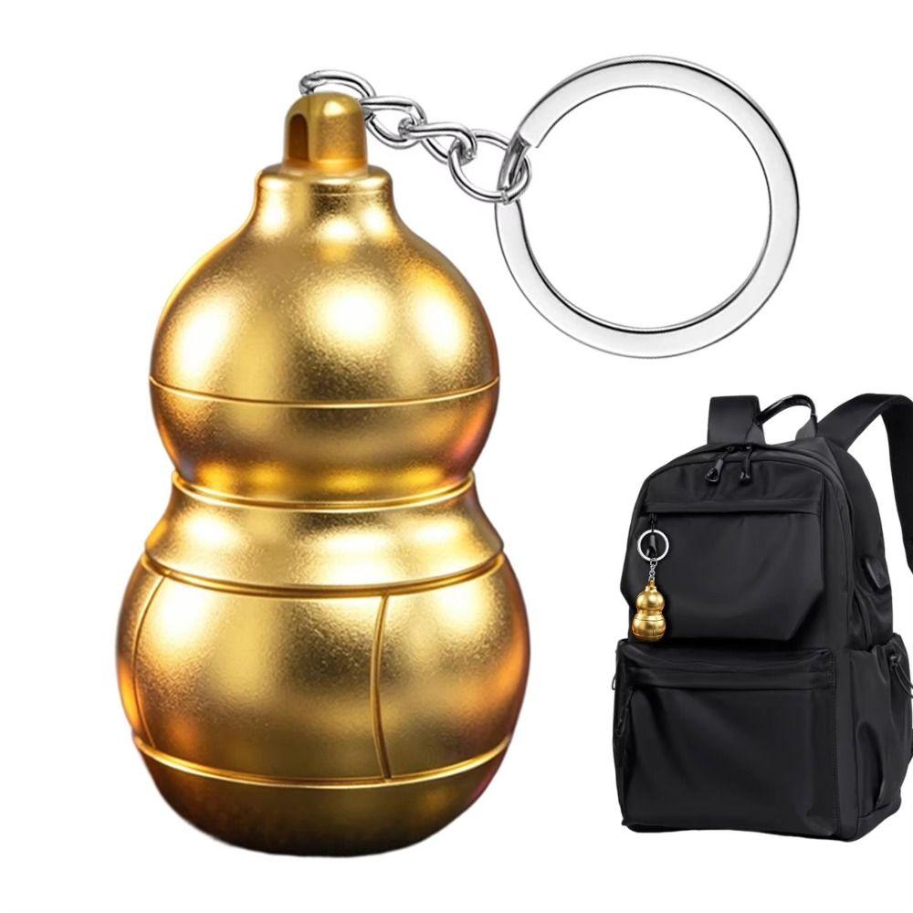 Detachable Magnetic Gourd Fidget Spinner Gourd Shape Mini Rotating Gadget Bag Accessory