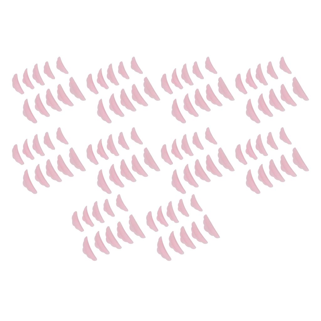 50 paia di bacchette per il sollevamento delle ciglia in silicone morbido e riutilizzabile, per il sollevamento delle ciglia, strumento di bellezza per il trucco.