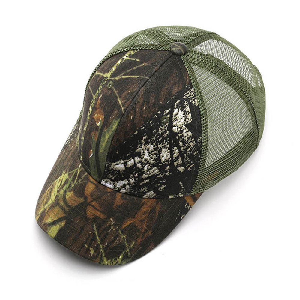 Outdoor Hunting Hiking  Camping Adjustable Visor Hat Mesh Hat  Baseball Cap Snapback Cap Trucker Hats