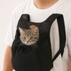 Portable Breathable Pet Chest Shoulder Bag Adjustable Foldable Pet Travel Bag Double Shoulder Dog Walking Bag Camp