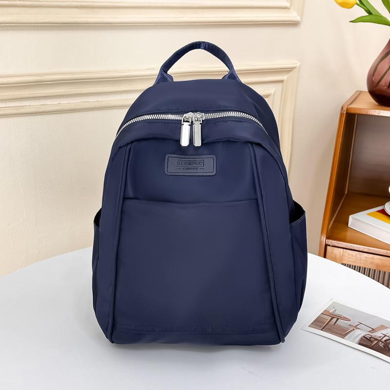 Schoolbag Fashion Versatile Backpack Women's Nylon Breast Bag Simple School Bag Mini Leisure Travel Small Backpack Bag College Student