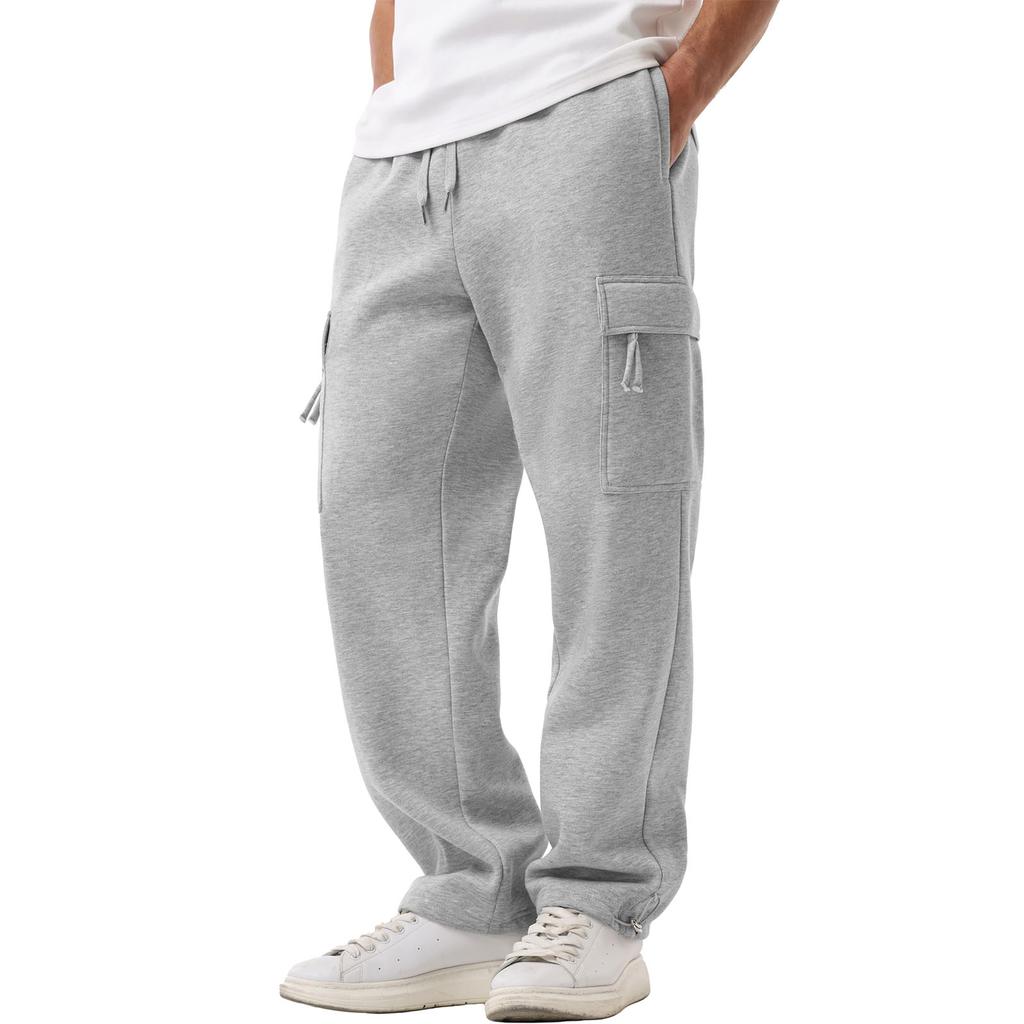 Men's Relaxed-Fit Casual Sweatpants With Stretch Waistband And Drawstring