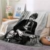 Retro Cool B-Bob Dylan Merchandise Blanket Fleece Home Popular Singer Throw Blanket Cozy Ultra-Soft for Couch Quilt