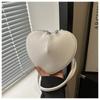 Cute Heart Shaped Crossbody Bag For Women Solid Color Pu Leather Shoulder Bag Able Personality Crossbody Bag