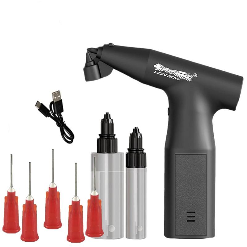 

ALLSOME электрический краскопульт ручной воздушный насос портативный краскопульт перезаряжаемый автоматический краскопульт для автомобиля велосипеда мото мебели чёрный